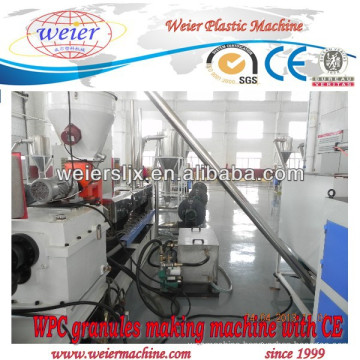 WPC granulating twin screw extruder machine line